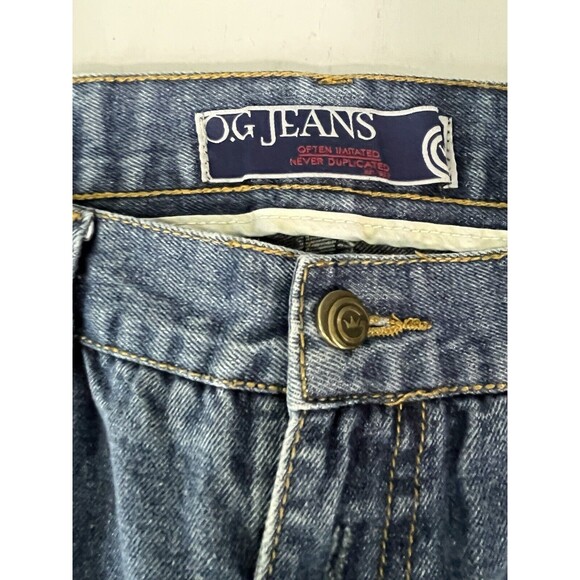 O.G Jeans Men's Size  34 X 32 Distressed Blue Denim Pants - Picture 6 of 11